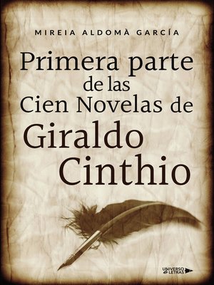 cover image of Primera parte de las Cien Novelas de Giraldo Cinthio